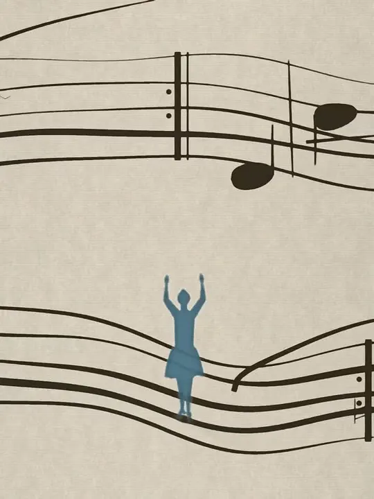 Watercolor Dancer on Musical Staff video cover